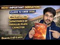 Capacitor with Dielectric Slab Between Plates | Complete Derivation | Class 12 Physics 🔥#jnkb