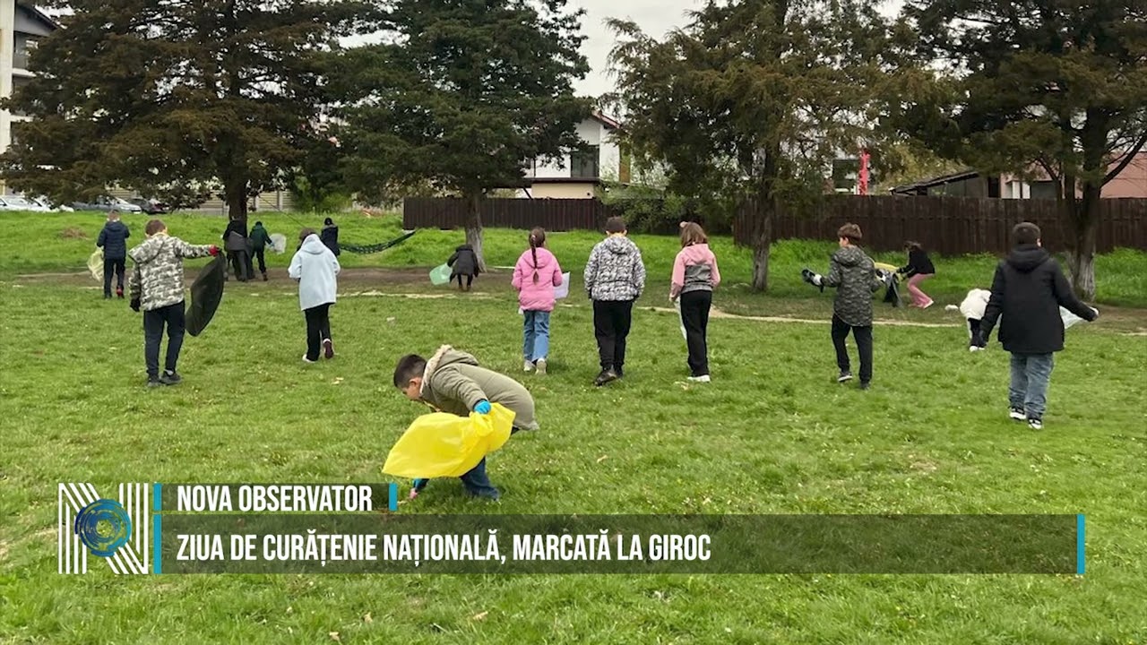 Ziua de Curățenie Națională, marcată la Giroc 