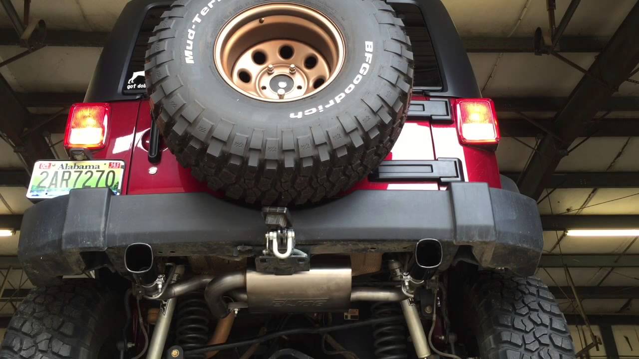 Jeep JK Borla 11834BC Exhaust - YouTube