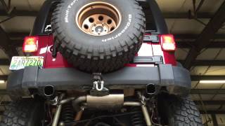 Jeep JK Borla 11834BC Exhaust - YouTube