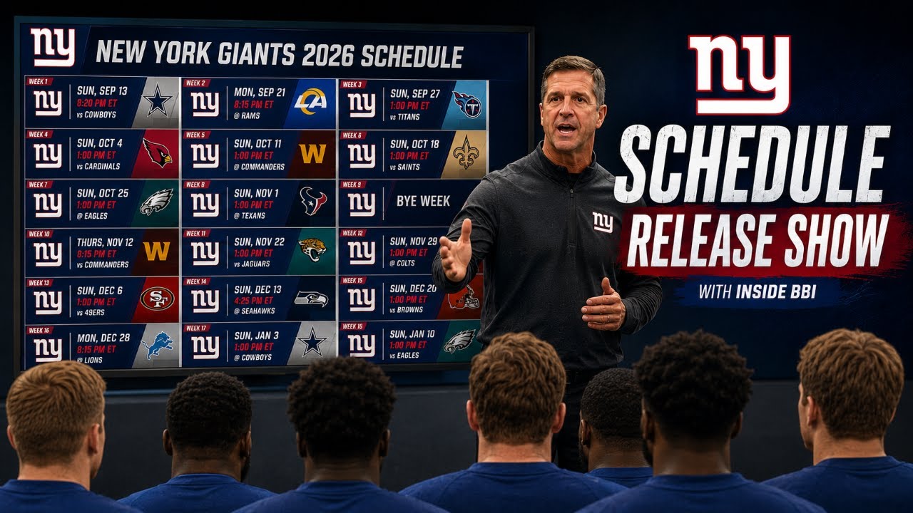 Giants Home Schedule 2027