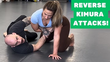 REVERSE KIMURA ATTACKS FROM HALF GUARD!