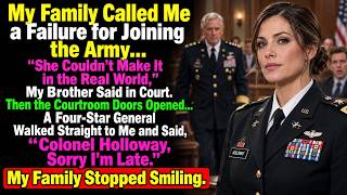 My Family Called Me a Failure for Joining the Army—Then a Four-Star General Walked Into the...