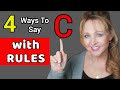 The letter c  the rules  english consonant pronunciation
