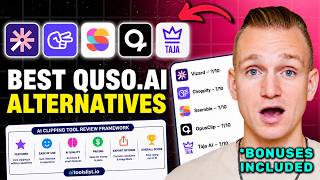 Best quso ai Alternatives—Vizard, Choppity, Ssemble, OpusClip, Taja AI ($7280 In Bonuses +Discounts)
