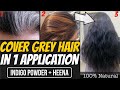 In Just 1 Use : Turn Your Grey Hair to Black Hair Naturally in just 1 Application | 100% Natural