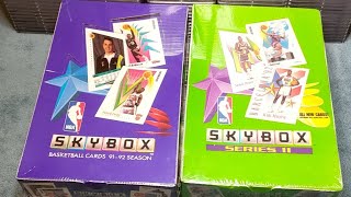 Opening 1991-92 Skybox Basketball Series 1 2 lots of Michael Jordan cards