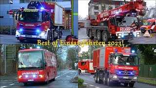 BEST OF EinsatzfahrtenVideo's NRW | Die besten Einsatzfahrten aus 2023!