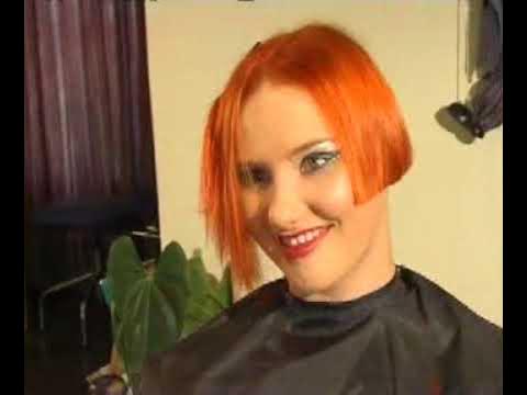  Futurecuts - cute red hair girl is getting micro bob haircut with ...