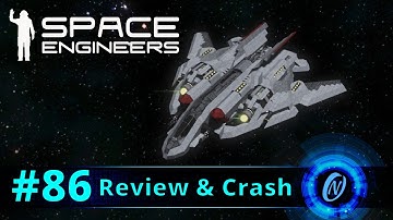 Star Citizen Aegis Sabre 1:1 Review and Crash! Space Engineers Part 86