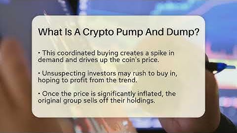 What Is A Crypto Pump And Dump? - CryptoBasics360.com