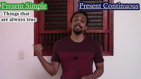 Common Mistake (-ing abuse), Grammar: Present Simple vs Present Continuous/Progressive