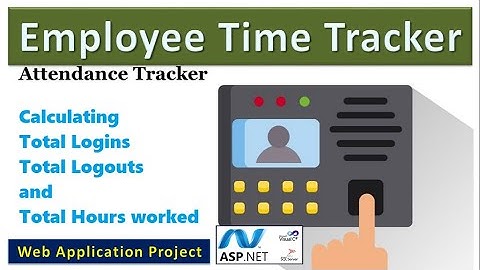 Employee Attendance Login Logout Calculations C# asp.net Sql Server Web Project  asp207 #highblixasp