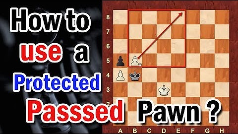 Pawn Endgames - Lesson 13 - Part 1 - Protected passed Pawns
