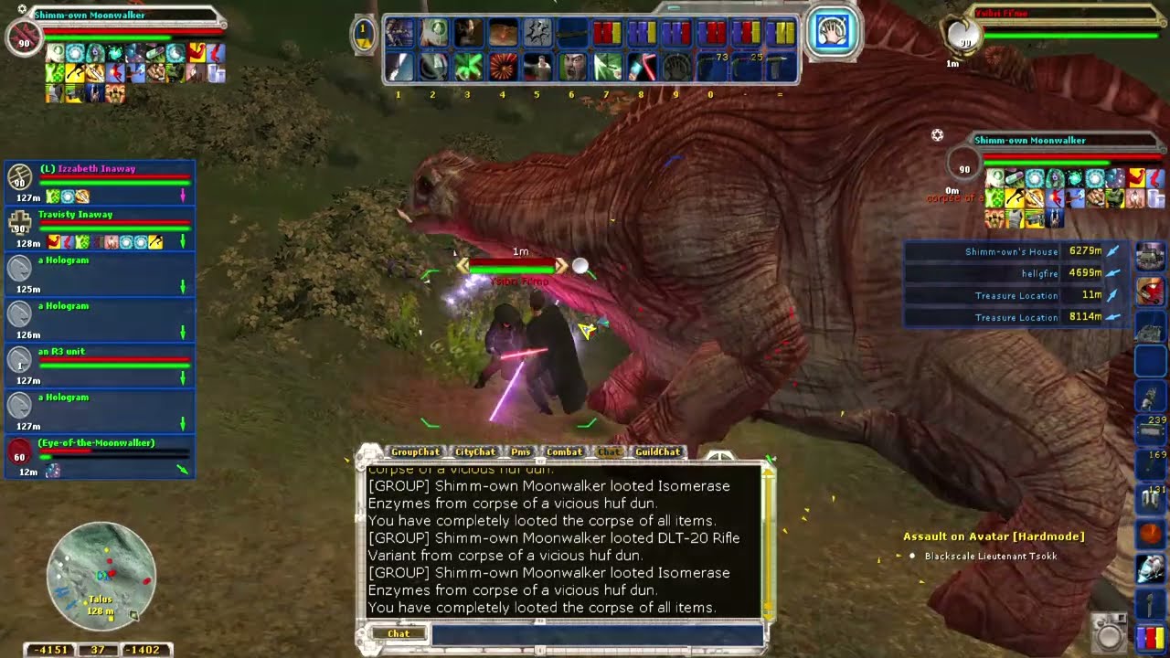 Star Wars Galaxies Treasure Map Full Solo Group 2022 11 24 SWG Legends