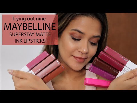 Maybelline Superstay Matte Ink Rogue Red Collection | LUNA. 