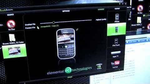 Fast Video Encoding with Badaboom
