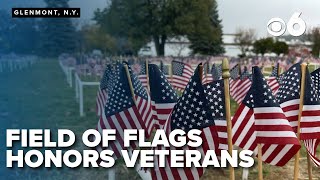 Field of flags honors veterans