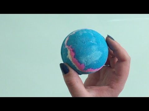 Тест бомбочки для ванны Лаш (Lush) Интергалактик