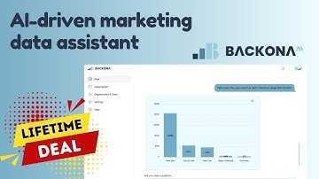 Backona AI Lifetime Deal - Chat with your Google Analytics data using AI