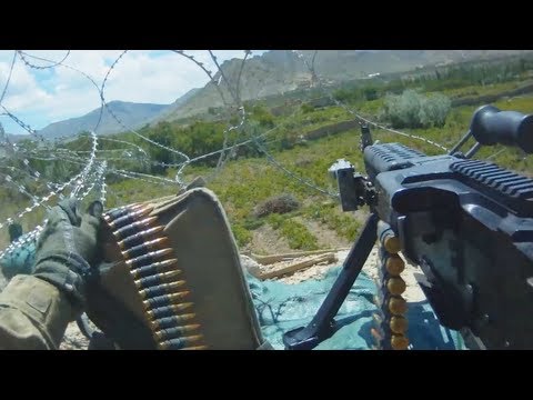 Machine Gun Fire Support For A U.S. Army Patrol Under Fire