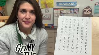 Griffin: December 8 Letter K Morning Work