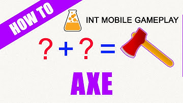 How to make an AXE in Little Alchemy | INT MOBILE GAMEPLAY