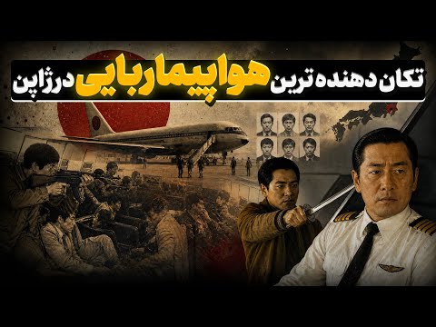 عجیب ترین هواپیماربایی تاریخ ژاپن، پروازی که به کابوس تبدیل شد