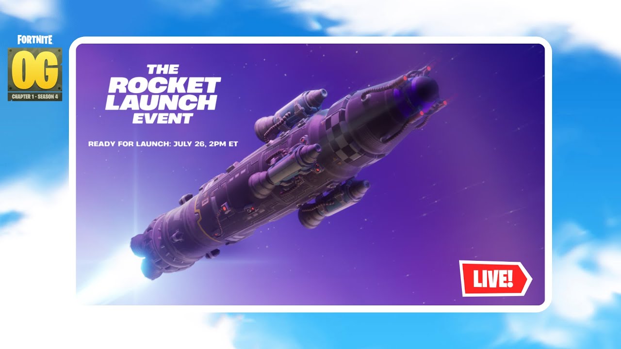 Fortnite Rocket Launch Live Event! ( OG 2025) - YouTube