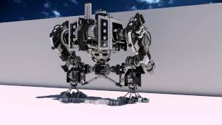 3D Max Robot Cizim Tasarim