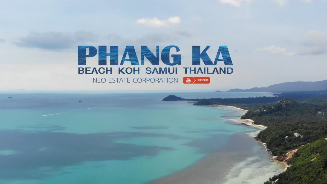 4K Drone footage Phang Ka Beach Koh Samui Thailand (2020)