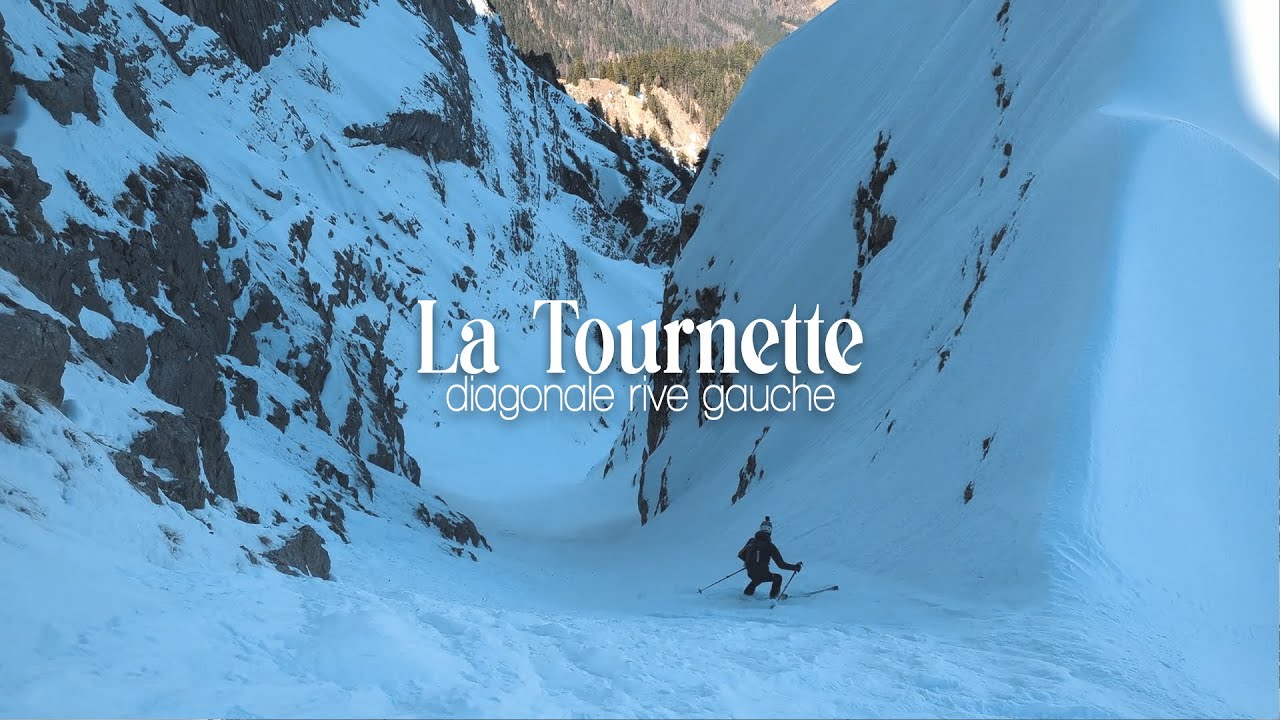 La Tournette : Diagonale rive gauche en vélo-ski