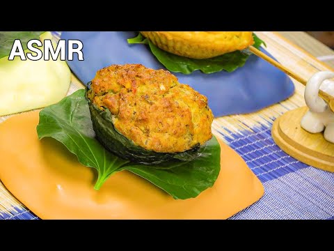 [ASMR] 🍪 Fish and Beef Muffins Recipe | POPS Chef - ASMR Cooking