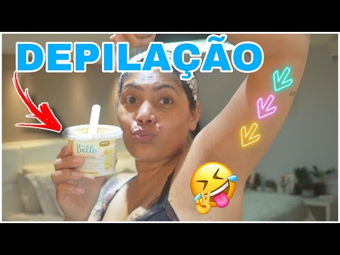 DEPILANDO COM CERA