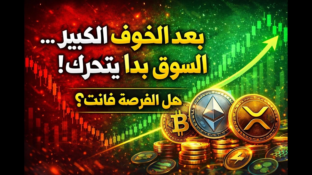 بعد الخوف الكبير… العملات الرقمية  بدأ تتحرك! هل الفرصة فاتت؟