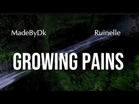 MadeByDk- Growing pains (feat Ruinelle) Lyric Visualizer