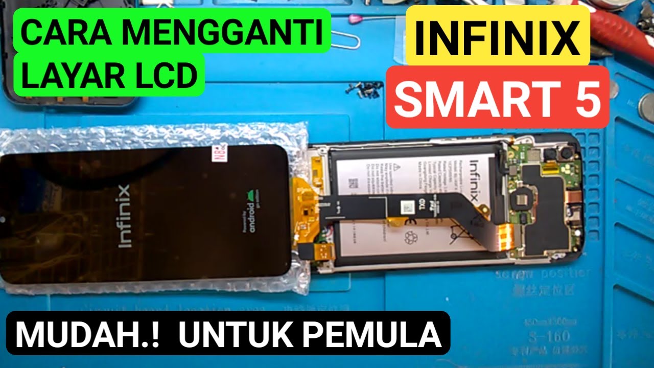 CARA MENGGANTI LCD INFINIX SMART 5 