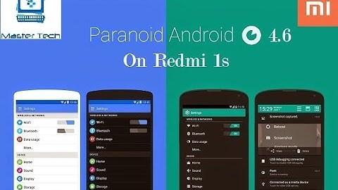 How To Install Paranoid Android 4.6 Rom On Redmi 1s