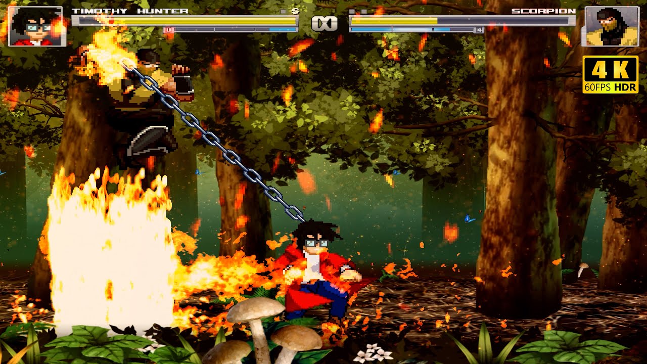 Тимоти Хантер против Скорпиона | Mugen | 4K 60FPS