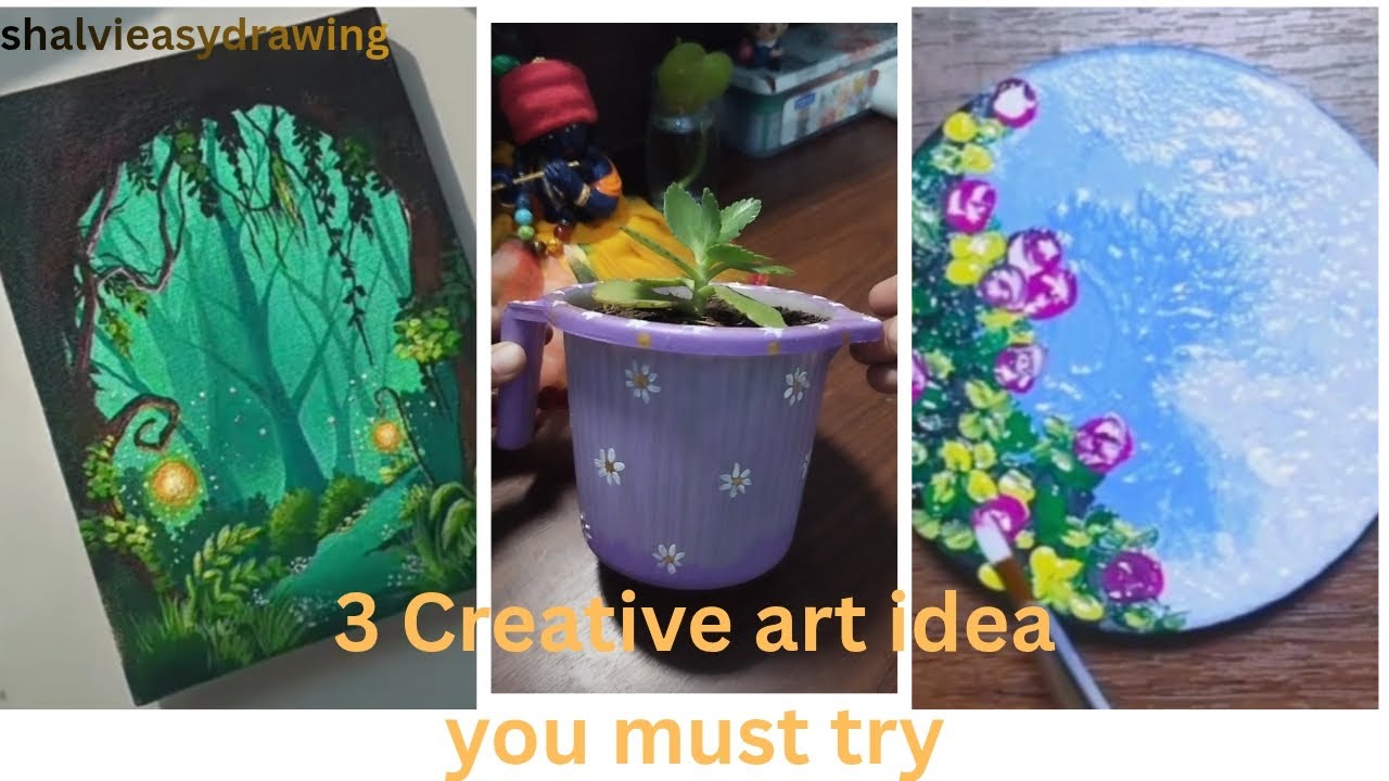 3 Creative Art Ideas You Must Try | Easy DIY Art & Craft