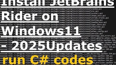 How to install JetBrains Rider on Windows 11