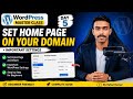 WordPress Master Class Day 5 | Set Home Page on Your Domain & Important Settings (Hindi) 🔥