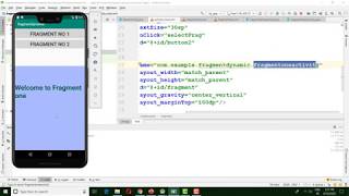 Dynamic Fragment in Android