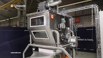 Automatic Bag Slitter with Vibro Sifter | Cybernetik Product Catalogue