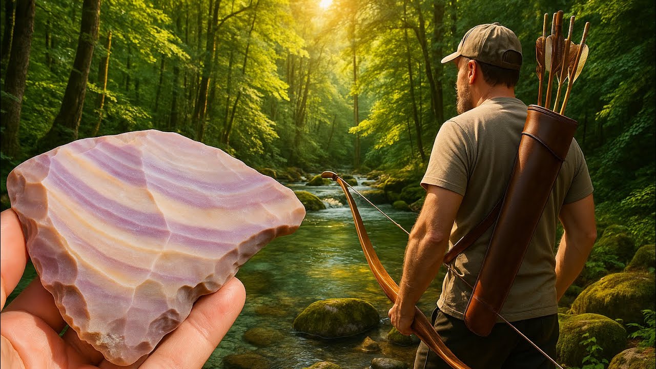 The Quest for GOOD Flint in the wilderness (how to find good flint)