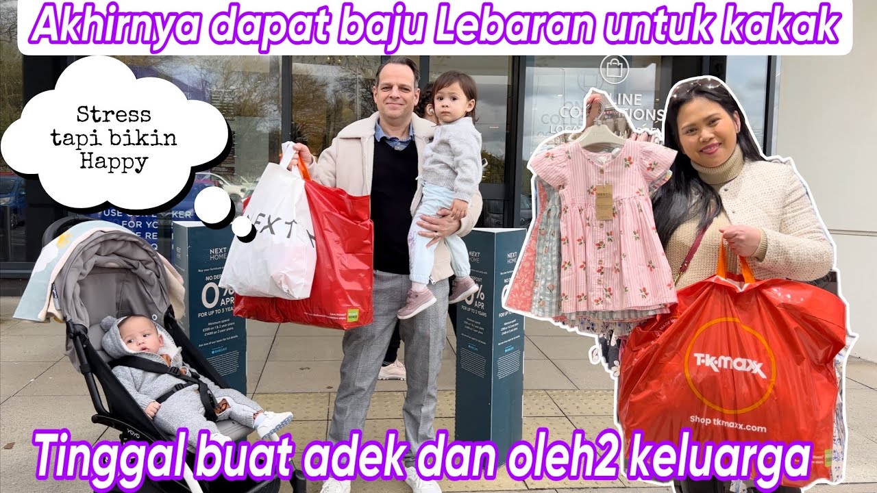 AKHIRNYA DAPAT BANYAK BAJU LEBARAN BUAT KAKAK || TINGGAL BELI BUAT ADEK DAN OLEH2