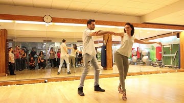 Alexis & Sabrina - démo de fin de cours de zouk brésilien à Paris