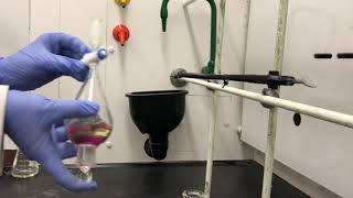Liquid-liquid extraction lab - Part 2 of 3