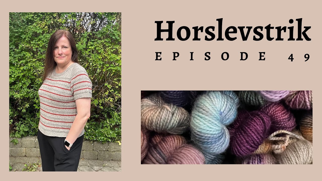 Horslevstrik Episode 49 - Ida tee, Siddeunderlag og grydelapper 