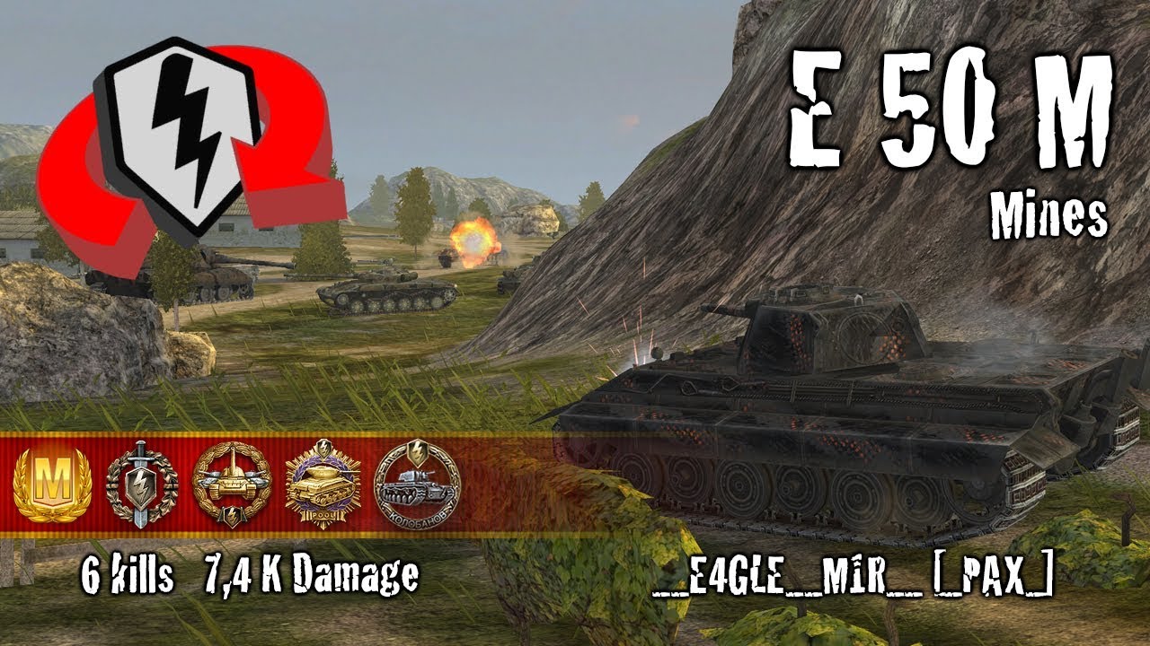 wotblitz bonus codes WoT Blitz E 50 M - 6 Kills 7,4k Damage Replay